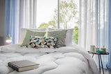 Blanrève - Aerelle Blue Dekbed - Ultra zacht - donzig en comfortabel - voor tweepersoonsbed - ecologisch - comfortvezel die goed is voor de oceanen 240 X 220 Cm Dekbedden en dekbedden Naty Shop