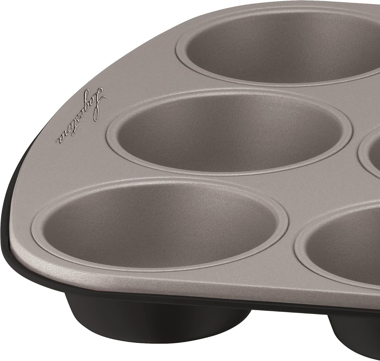 Gustosa Backform 12 Muffin Aus Stahl, Antihaftbeschichte, Für Backofen, Schwarz, 38 X 27 Cm Vormen en bakplaten Naty Shop