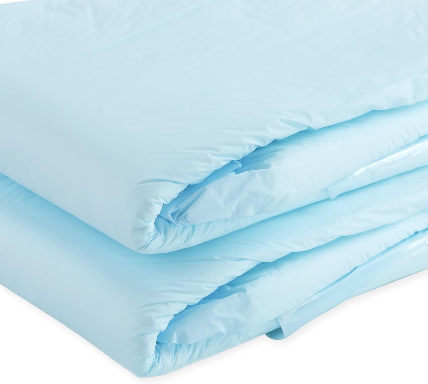 CutiePlusU luiers voor volwassenen, 10-pack wegwerpincontinentieslipjes met lussen voor dames en heren, maximaal absorptievermogen 's nachts - blauw (grote maat 94-119cm)