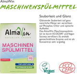 Almawin eco, vaatwaspoeder 2,8kg, 112 wasbeurten, doseerbaar voor verschillende hoeveelheden vaat Naty Shop