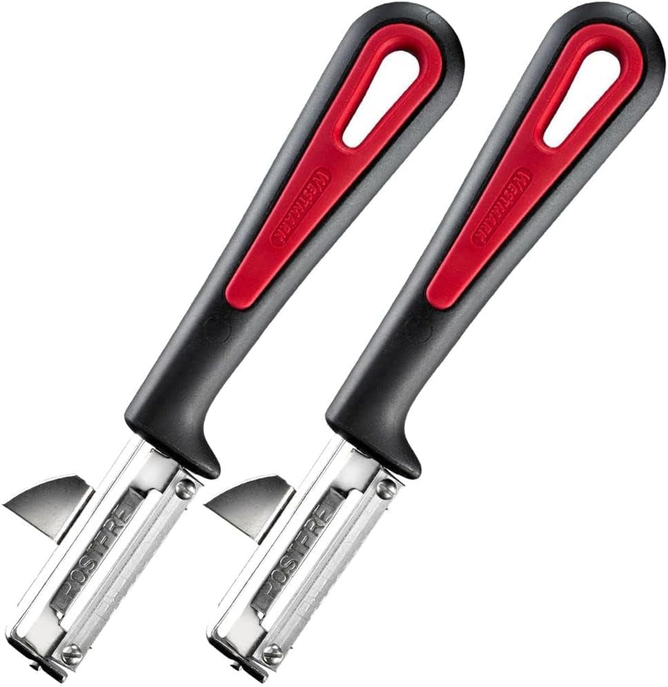 Westmark 29092270 Sparschäler Gallant, Pp/Tpe/Edelstahl, Schwarz/Rood, 16,5 X 3,7 X 2 Cm Dunschiller Naty Shop Gallant set 2 stuks