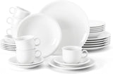 Seltmann Weiden 001.716175 Compact Wit 30-delige serviesset, wit/eenvoudig