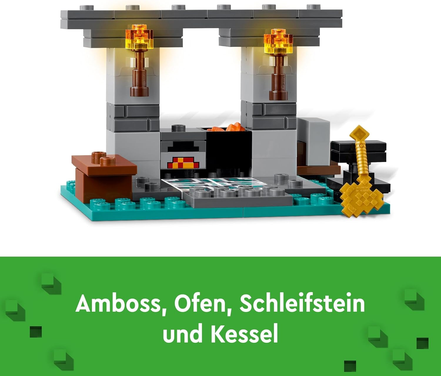 LEGO Minecraft The Armory speelset met heldenfiguren, speelgoedwapens en Alex-figuur, actiespeelgoed voor jongens en meisjes, cadeau voor gamers en kinderen vanaf 7 jaar oud 21252 Bouwsets Besuche in LEGO-Store