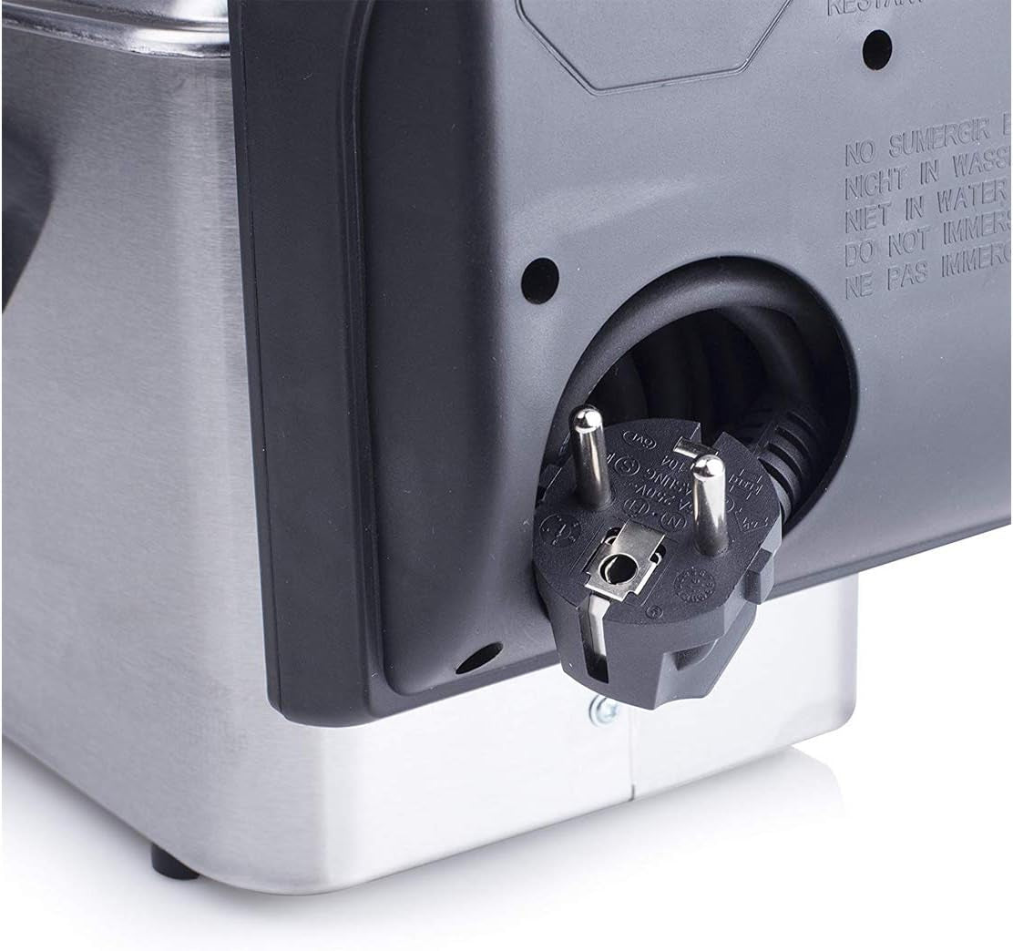 Tristar RVS friteuse - Met 2 liter inhoud, koudezonefunctie en regelbare thermostaat tot 190°C, FR-6919, zilver Apparaten Naty Shop