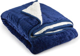 Emma Barclay verzwaarde Sherpa-deken, 127 x 152 cm, zachtroze Emma Barclay bedden en dekens marineblauw 60X80" (150X203Cm)
