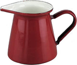 910550 – Rode melkbeker, 0,50 liter inhoud.