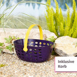 BABY born 832790 Weekend Fishing - Visserijpop accessoireset met ligstoel met levendige print, bijzettafel, glas, mand, eendjes en hengel en roze lang shirt, Roze