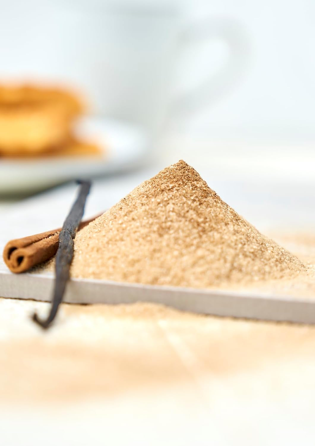 Fuchs Gewürze - Zimt Zucker Vanille - Gewürz zum Versüßen von Wafeln, Milchgetränken oder Joghurt - aus natürliche Ingrediënt - 100 g in wiederverwendbarer, recyclebarer Dosis
