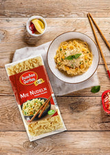 Bamboo Garden - Mie Noedels | Instantnoedels voor de Aziatische keuken | Ideaal voor wokgerechten of soepen Veganisten | Zak van 250 gram