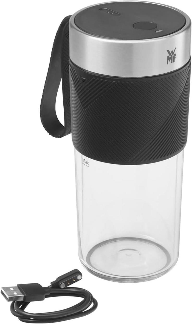 WMF Küchenminis Mix on the Go 300 Ml, Mini Mixer to Go, USB Mixer Smoothie Maker, Aufladbarer Personal Blender, Tragbarer Mixer voor Smoothies, Shakes Kitchen Naty Shop