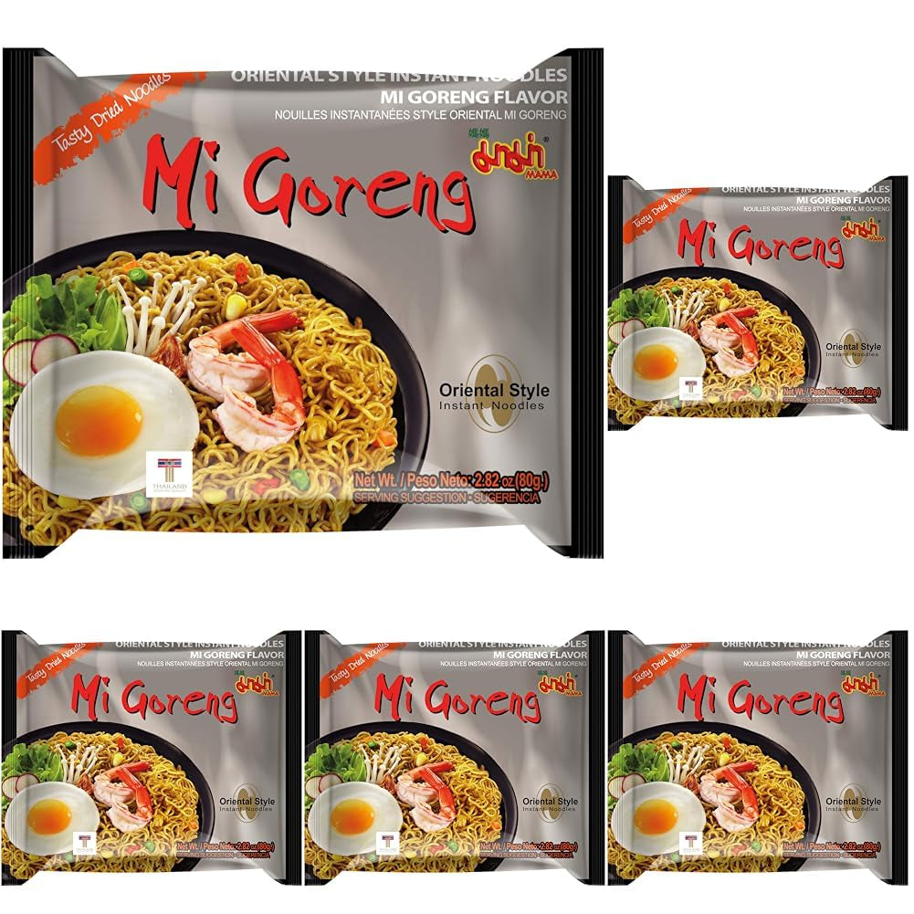 Mama Mi Goreng Instant Noedels 80g, 20 stuks (20 x 80g)