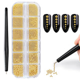 100 stuks 3D Blume Nagel Charms Nägel Zubehör Nageldesign Glitzersteine ​​Nailart Strasssteine ​​Flower Nail Charms Lichtgevende Bloem Nail Art Charms Bunte Blumen Deko Nagel Steinchen Flowers Nail