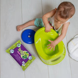 Meloen Feuchttücher - Spülbar - Aus 95% Wasser - Parfümfrei - Plastikfrei - Dermatologisch Getestet - Feuchtes Toilettenpapier Aus 100% Pflanzlichem Cellulosemateriaal - 60 Tücher Naty Shop