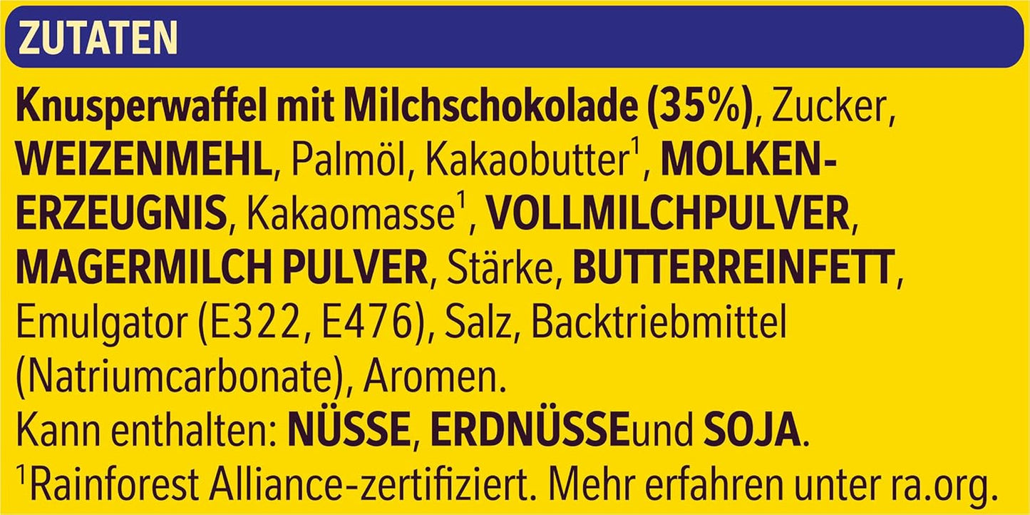 Nestlé Crunchy Wafel Heerlijke Melkchocolade Wafelreep Multi Pack 1 Pak (3x26g Elk)