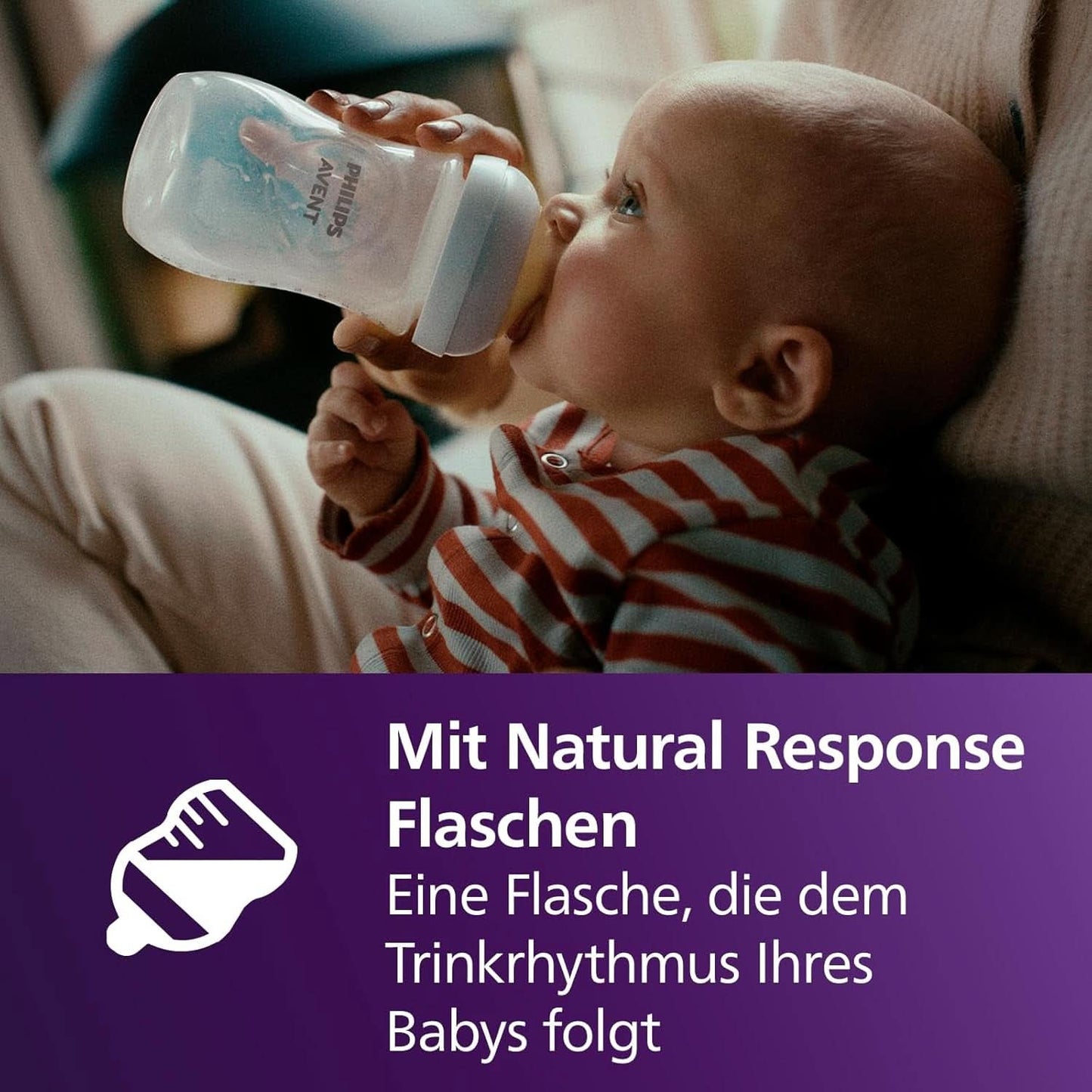 Philips Avent Elektrische Natural Motion Milchpomp - Set Zum Abpumpen, Aufbewahren en Füttern Inkl. Flaschen, Schnuller Und Becher (Modell SCD340/31) Accessoires voor voeding en borstvoeding Bebe Naty Shop