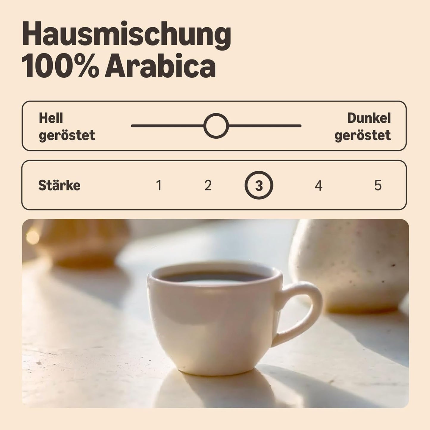 door Amazon Kaffeebohnen, Mittlere Röstung, 100% Arabica, Amaretto, 2kg (2 verpakkingen met 1kg)
