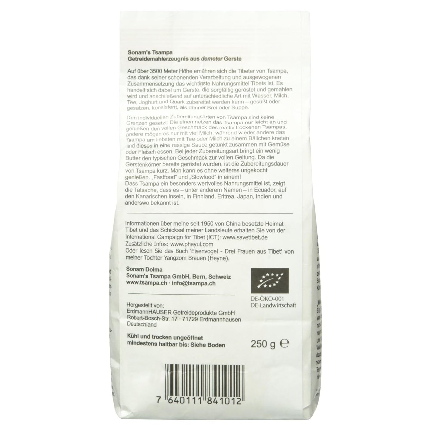 Tsampa-gerst van Sonam, 250g