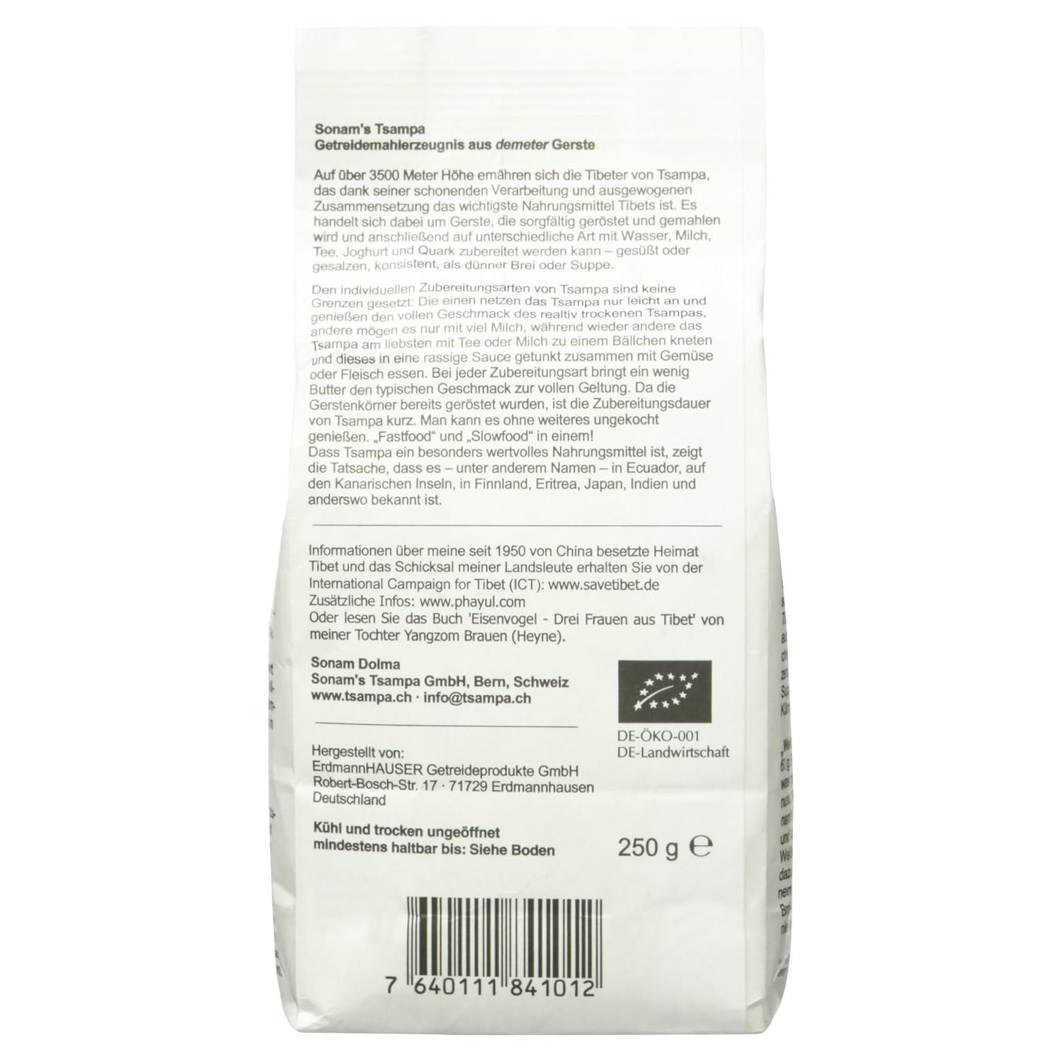 Tsampa-gerst van Sonam, 250g