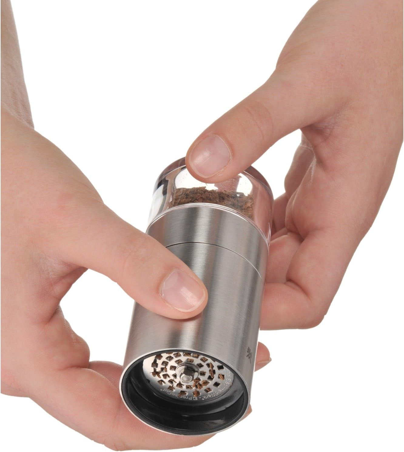 WMF Gourmet kruidenmolen 10,5 cm, roestvrij staal Cromargan Grinders en Slicers Naty Shop