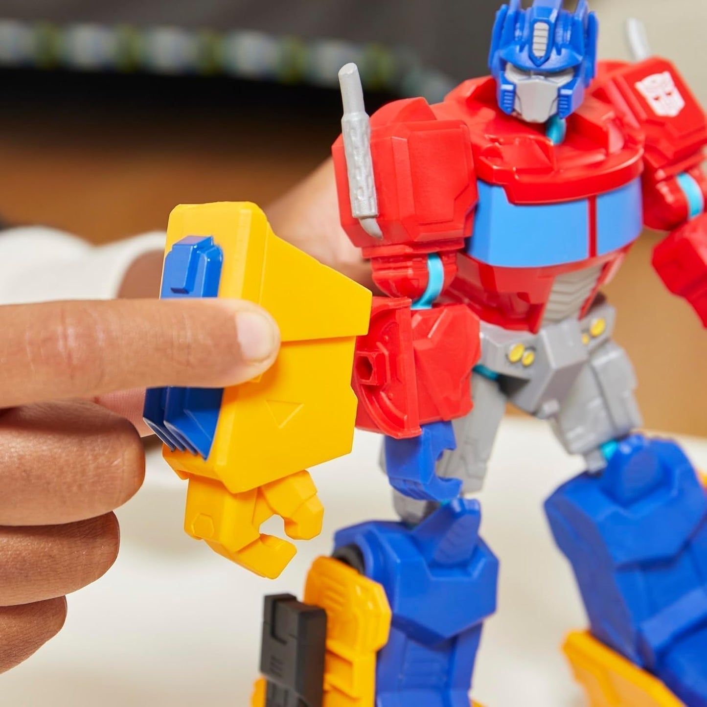 Transformers Mixmashers Optimus Prime Aanpasbare Deluxe actiefiguren en accessoires Actiefiguren Naty Shop