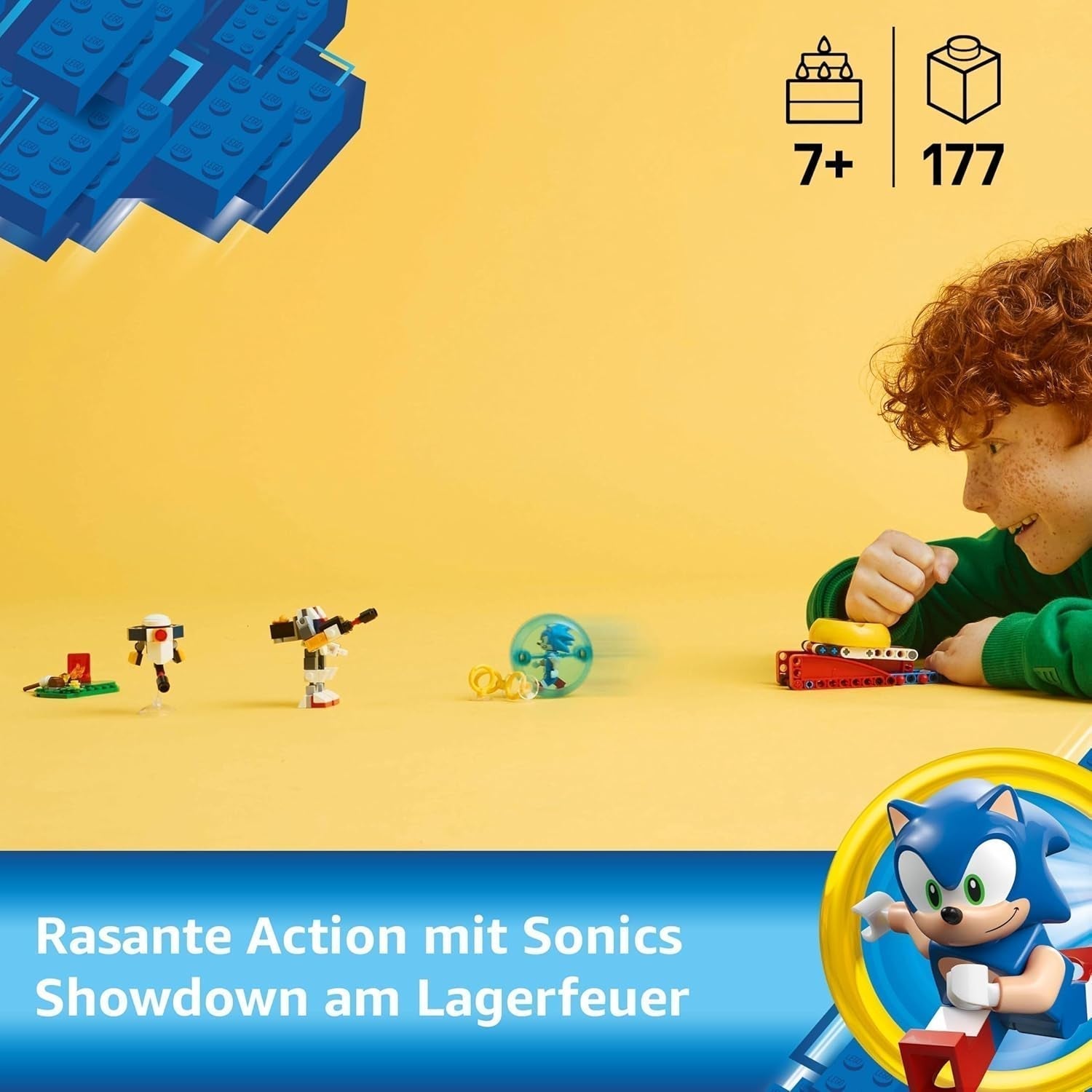 LEGO Sonic the Hedgehog Sonics confrontatie bij het kampvuur Spelspeelgoed voor kinderen en videogamefans Bouwset voor jongens en meisjes 7 jaar oude avonturenset Verzamelbaar 77001 Bouwsets Beuche in LEGO-Store