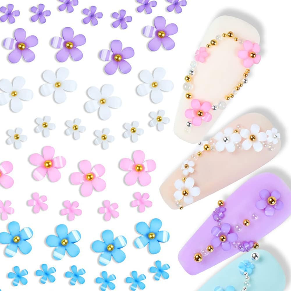 3D bloemnagels, 6 rasters, bloemnagelbedels, acryl nagelsteentjes, nagelaccessoires, DIY lente nageldecoraties