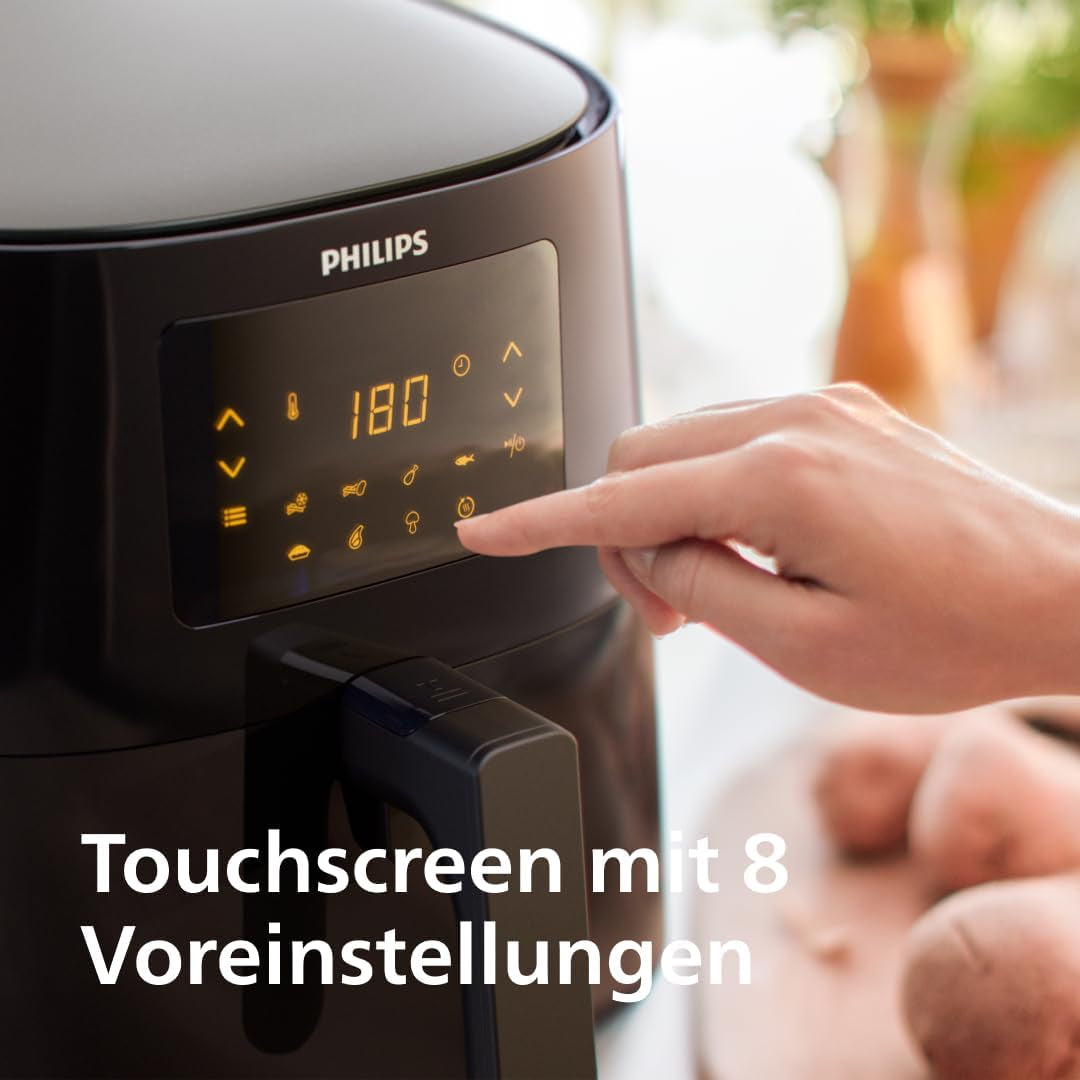 Philips 3000Er Airfryer XL - Rapid Air-technologie, frituren met tot 90% minder vet, inhoud 1,2 kg, 6,2 liter, touchscreen Apparaten Naty Shop