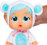 Cry Babies Loving Care Kristal-pop, Kristal Loving Care-babypop met 3 accessoires voor doktersspel, verpleging, huilen met echte tranen, speelgoed voor baby's van 18 maanden