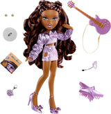 BRATZ Pop Starz Sasha – Modepop met sleutelhanger, outfit en muzikale accessoires om te verzamelen