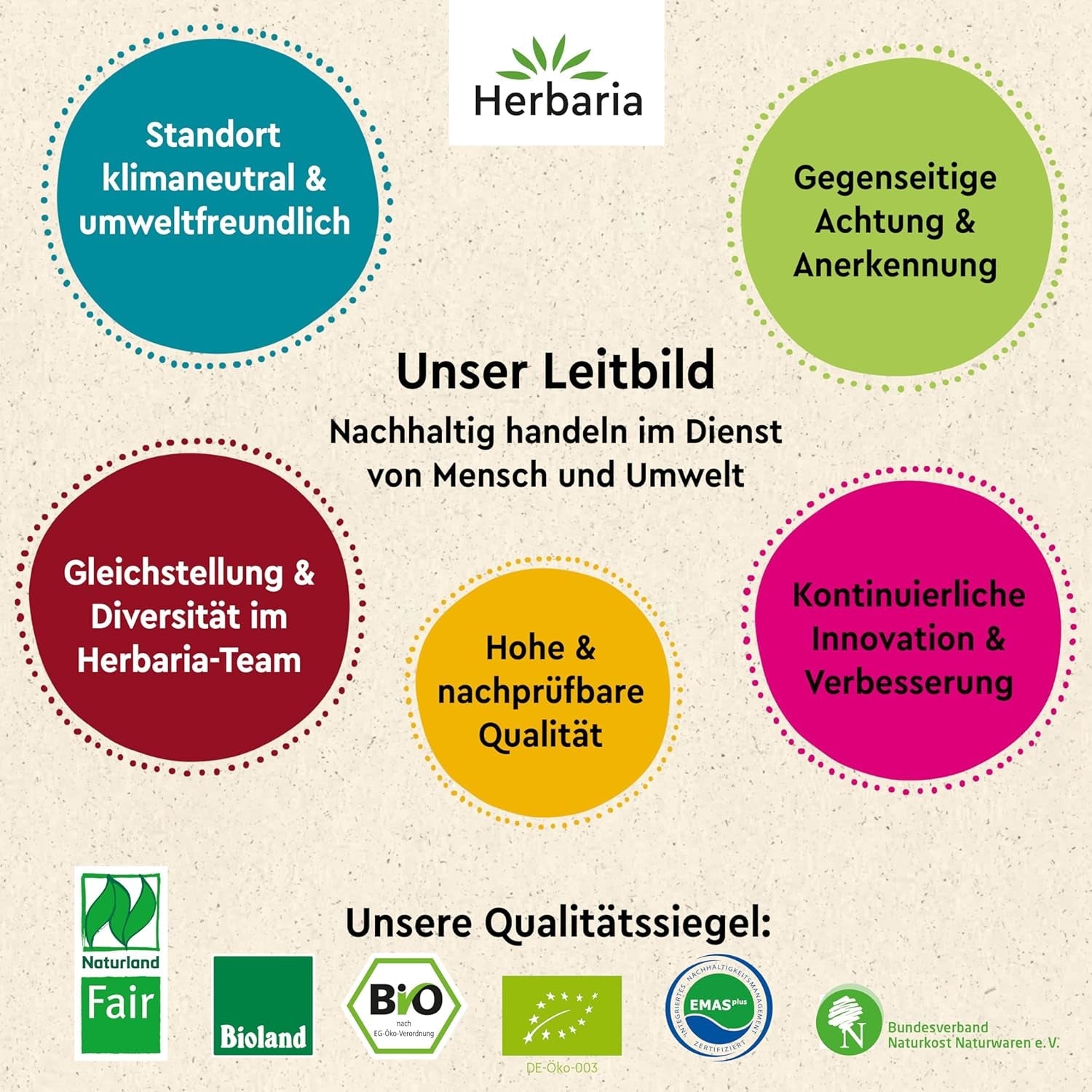 Herbaria Wilde Hilde bio 100g M-Dose-fertige Bio-Gewürzmischung - Saladegewürz für ausgefeilte Salade - mit erlesenen Ingrediënt - in nachhaltiger Aromaschutz-Dose