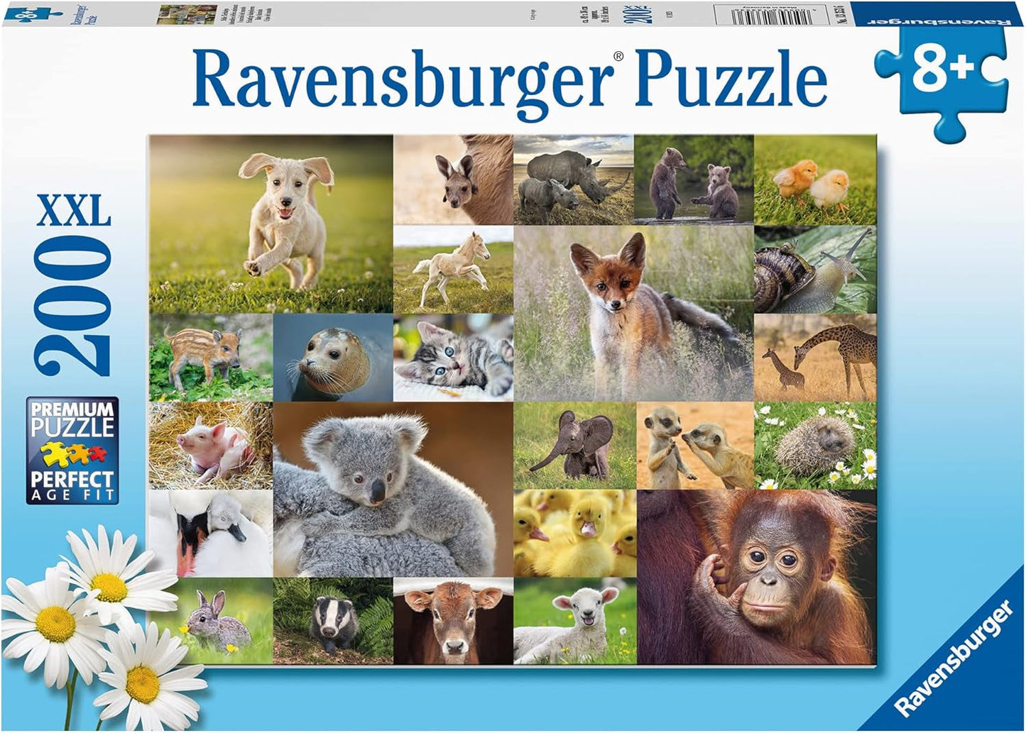 Ravensburger Legpuzzel voor kinderen - 13353 Schattige dieren voor kinderen - Legpuzzel van 200 stukjes voor kinderen vanaf 8 jaar Puzzel Naty Shop Standaardtitel