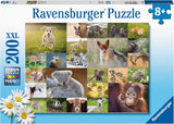 Ravensburger Legpuzzel voor kinderen - 13353 Schattige dieren voor kinderen - Legpuzzel van 200 stukjes voor kinderen vanaf 8 jaar Puzzel Naty Shop Standaardtitel