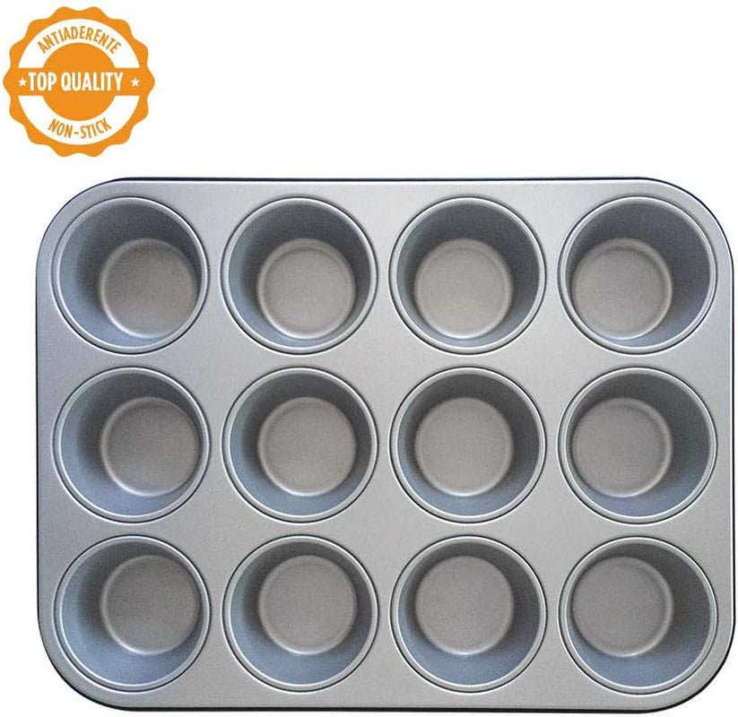 0062750 bakvorm voor 12 muffins Bakvormen en bakplaten Naty Shop