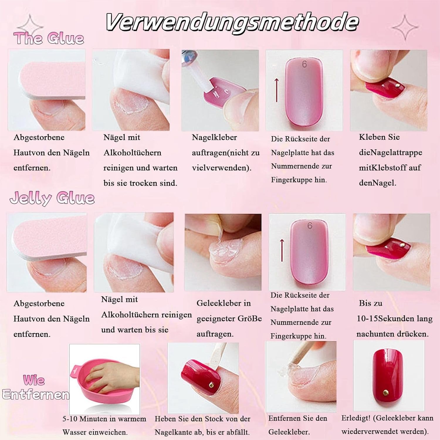 24 stuks roze effen kleur nepnagels zelfklevende neutrale nepnagels medium vierkant zachte gel voor vrouwen diy volledige dekking glitter nepnagels