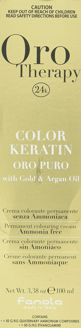 Fanola Oro Therapy Color Keratin 5.0 100ml Haarverf Naty Shop 10 Platinablond