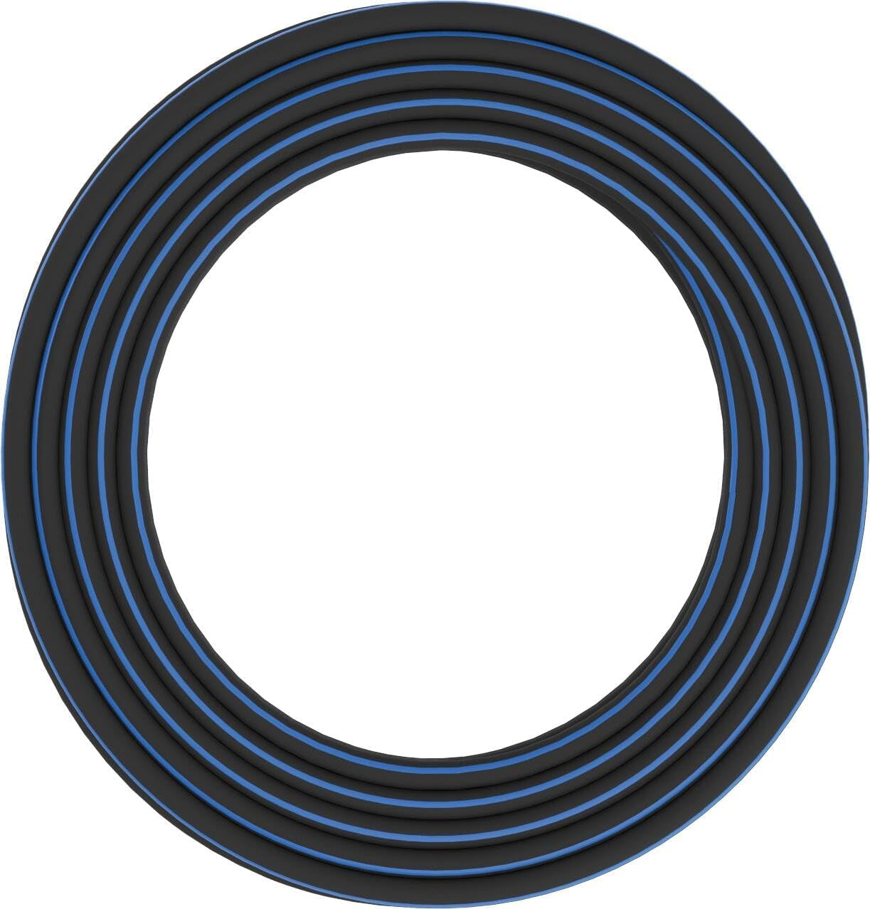 Fiskars S tuinslang, massief, waterslang voor handmatige besproeiing, 13 mm (1/2"), lengte: 15 m, universele aansluiting, UV-bescherming, vorstbescherming, torsiebestendig, blauw, 1076049