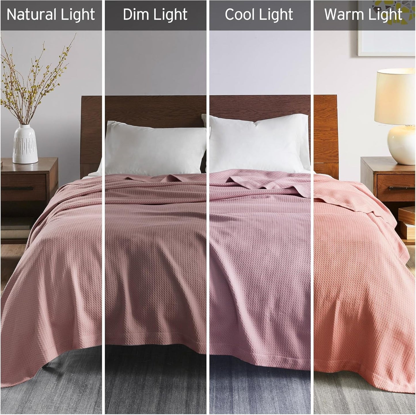 Madison Park 100% Egyptisch katoen ademend dekbeddeken Premium gebreide luxe seizoenslichtgewicht hoes voor slaapbank en bank Volledige/queensize bed Rose Naty Shop dekbedden en dekbedden
