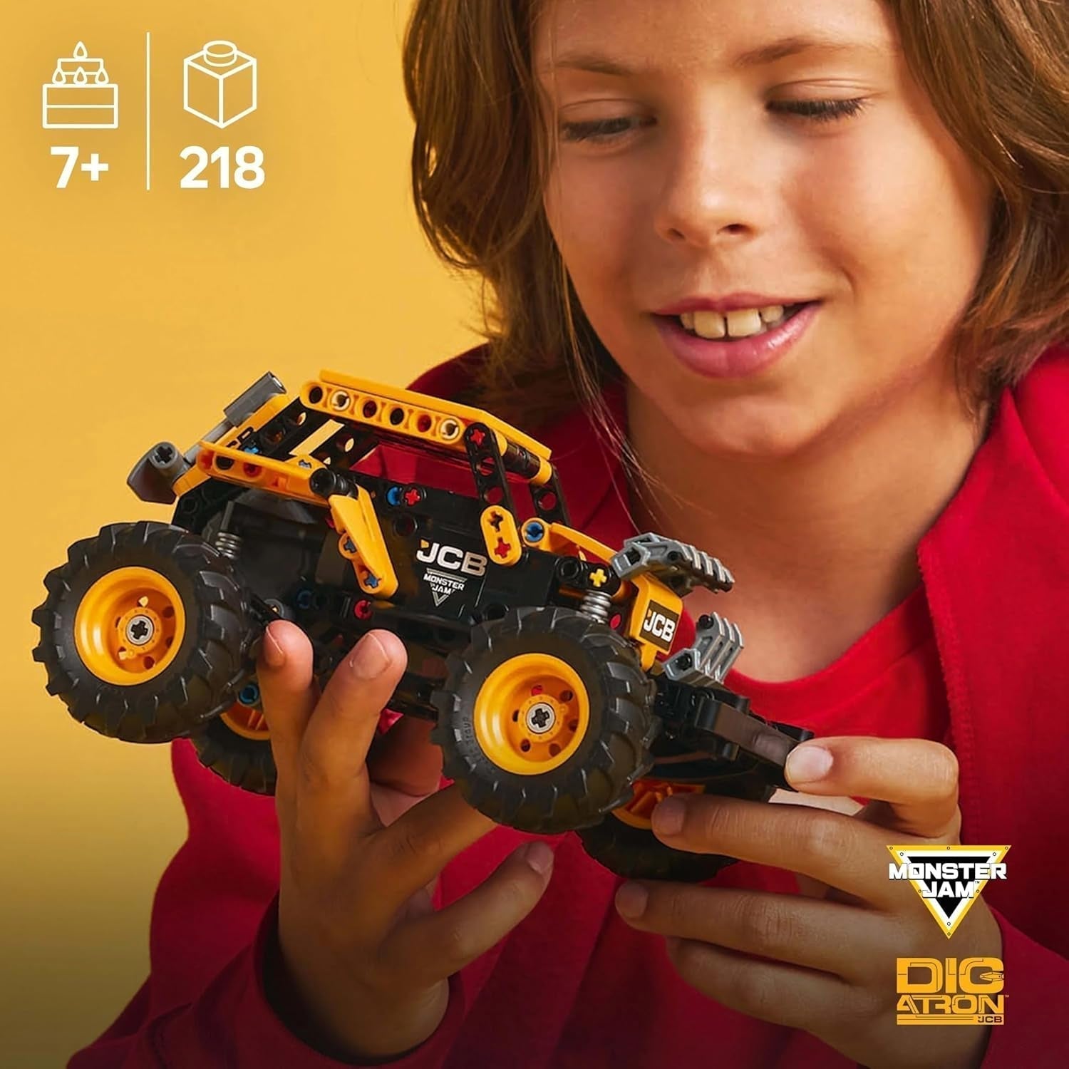 LEGO Technic Monster Jam Digatron, Monster Truck speelset voor kinderen, bouwspeelgoed voor kinderen, jongens en meisjes vanaf 7 jaar, cadeau-ideeën voor fans van Monster Trucks en Motorsport 42199 Bouwsets Besuche den LEGO-Store