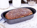Chg 9942-04 Bratenform Mit Deckel, Antihaftbeschichte, Antraciet-Metaal, 37 X 20 X 7 Cm Bakvormen en bakplaten Naty Shop