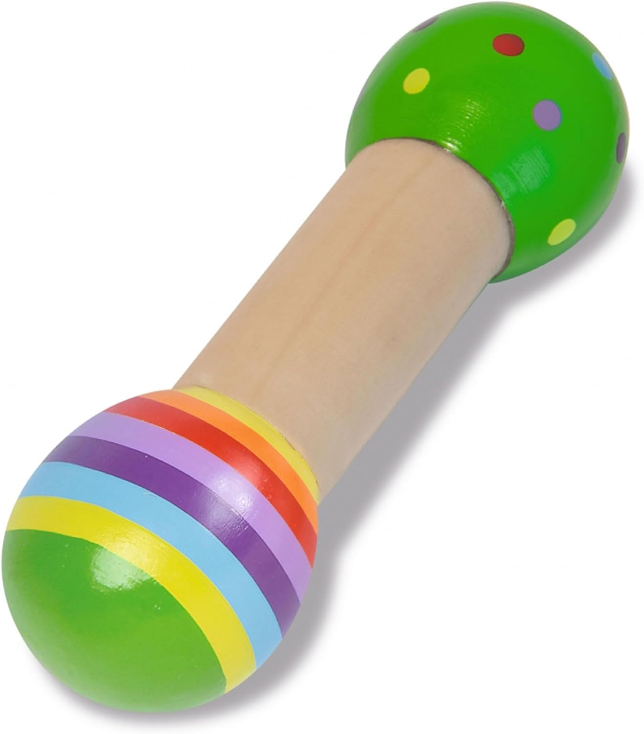 Eichhorn - 2-delige muziekset, inclusief speelgoed met bellen en klankstok, kleurrijke houten muziekinstrumenten, vanaf 1 jaar Babyspeelgoed Naty Shop
