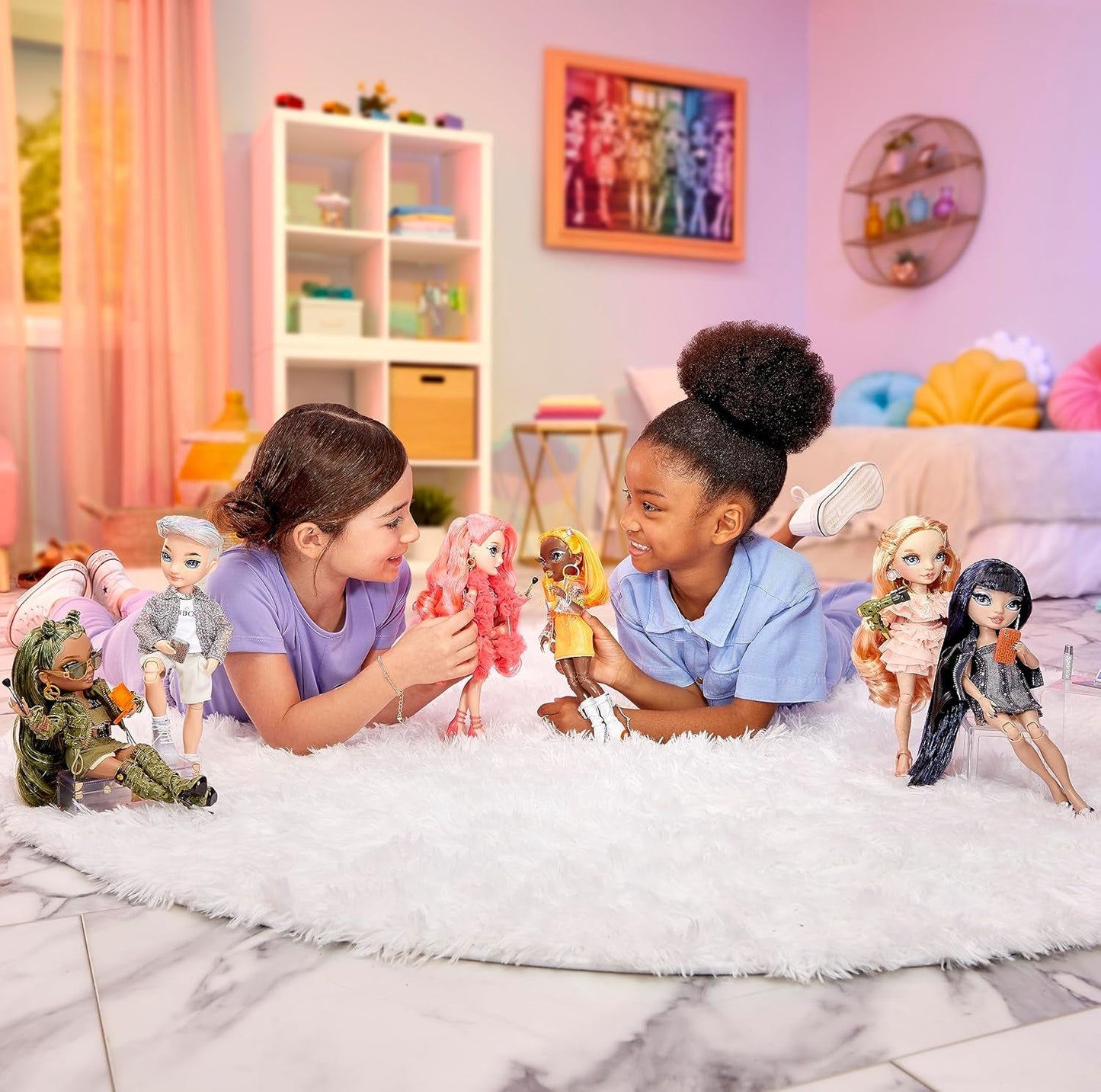 Rainbow High Fashion Doll - Aidan Russell - Paarse jongenspop - Modieuze outfit en 10+ kleurrijke speelaccessoires - voor verzamelaars en kinderen van 4-12 jaar