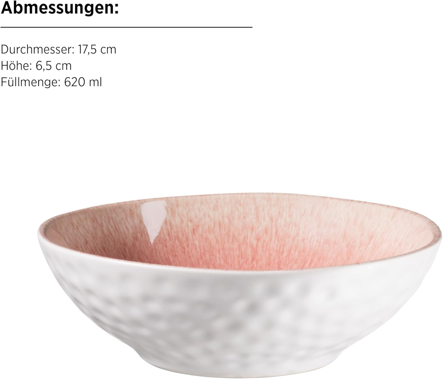 MÄSER 934111 Serie Frozen, Geschirr Set aus Keramik für 4 Personen, 16-teiliges Kombiservice mit organischen Formen, in bier gesprenkeltes Service, Berry