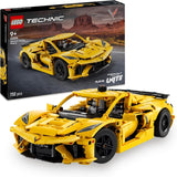LEGO Technic Chevrolet Corvette Stingray - Bouwspeelgoed om te verzamelen - Speelgoedsportwagen - Automodel - Cadeau voor 9-jarige jongens en meisjes die van speelgoedauto's houden 42205 Bouwsets Besuche in LEGO-Store Standaard titel