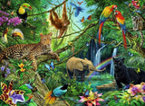 Ravensburger Puzzel voor kinderen - 12660 Dieren in de jungle - Dierenpuzzel voor kinderen vanaf 8 jaar, met 200 stukjes in Xxl-formaat Puzzel Naty Shop