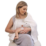 Voedingshanddoek, wit Accessoires voor babyvoeding en borstvoeding Naty Shop Wit