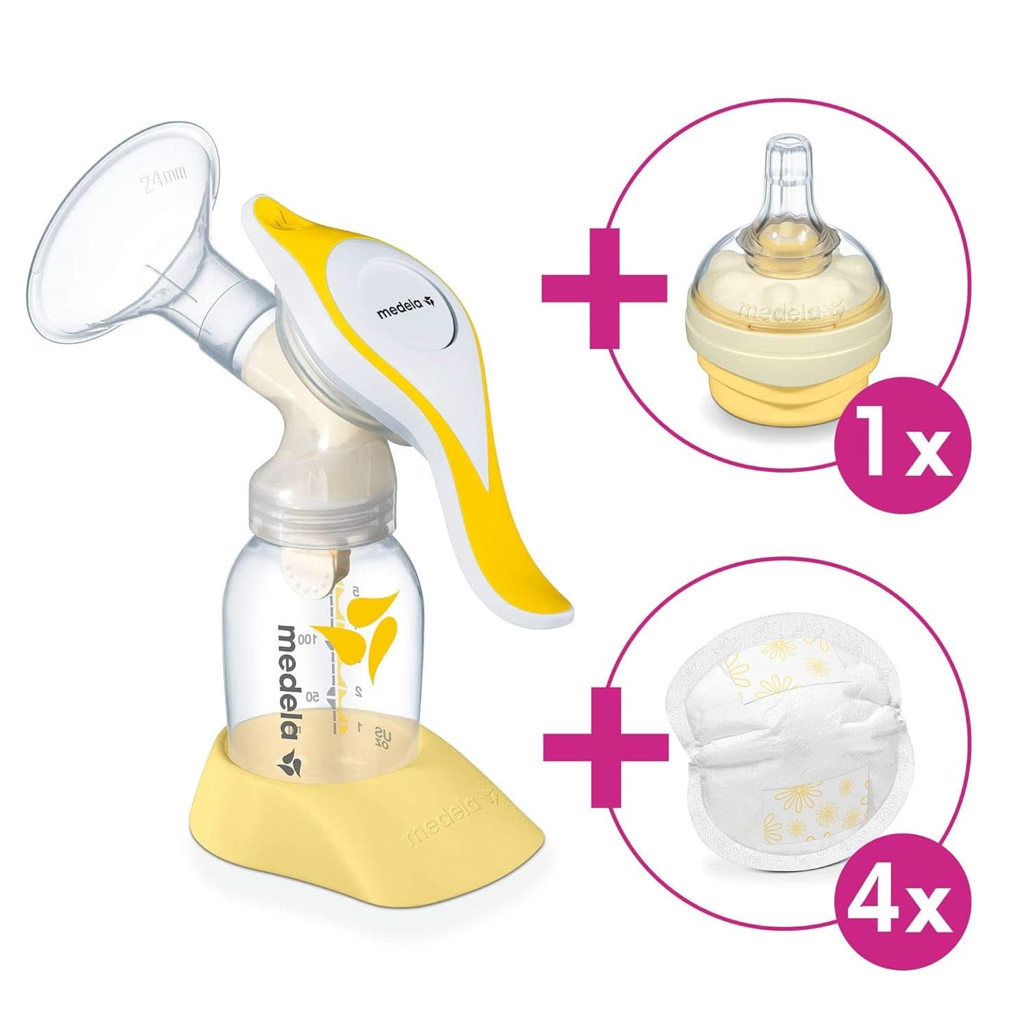 Medela Harmony Handmelkpomp, Mit Calma-Sauger en Stilleinlagen Accessoires Voeding en borstvoeding Baby Naty Shop