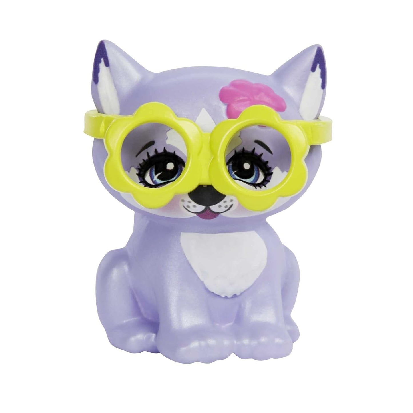 Enchantimals HHB90 - Hadley Husky pop (circa 15 cm) en sledehond dierenfiguur, kleine pop met afneembare rok en accessoires, geweldig cadeau voor kinderen vanaf 4 jaar