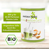 Matchamagic - Biologisch matcha latte poeder uit Japan met kokosbloesemsuiker voor een heerlijke thee