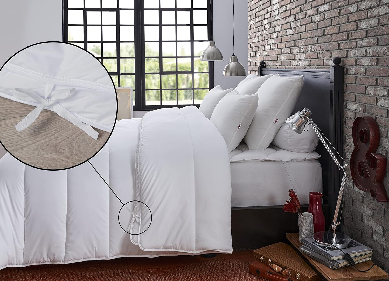 DODO 25665 Voor 4 seizoenen Deken 140 X 200 Cm Wit Polyester Dekbedden en dekbedden Naty Shop