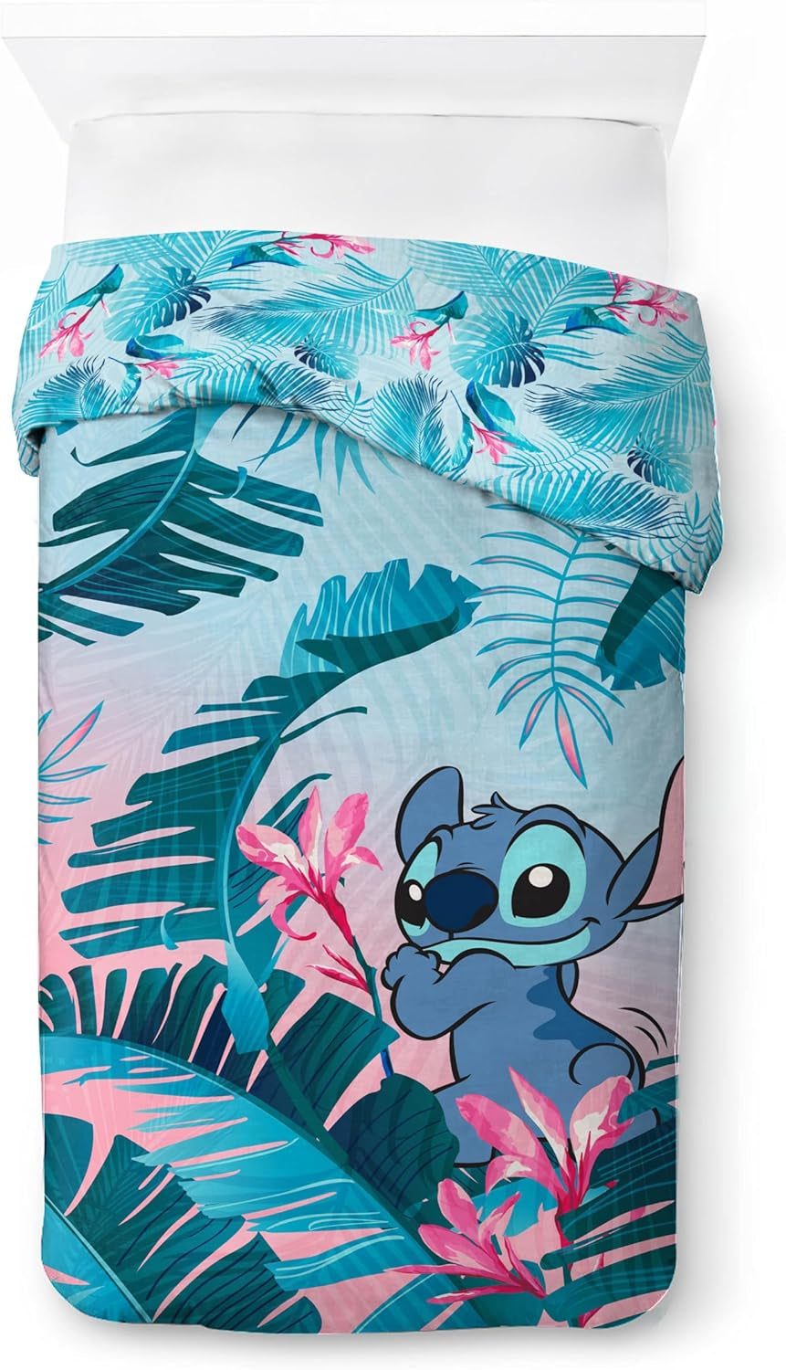 Beddengoedset voor kinderen Lilo And Stitch Bloemenbeddengoed - kinderen Naty Shop